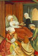 MASTER of the Pfullendorf Altar, The Birth of Mary